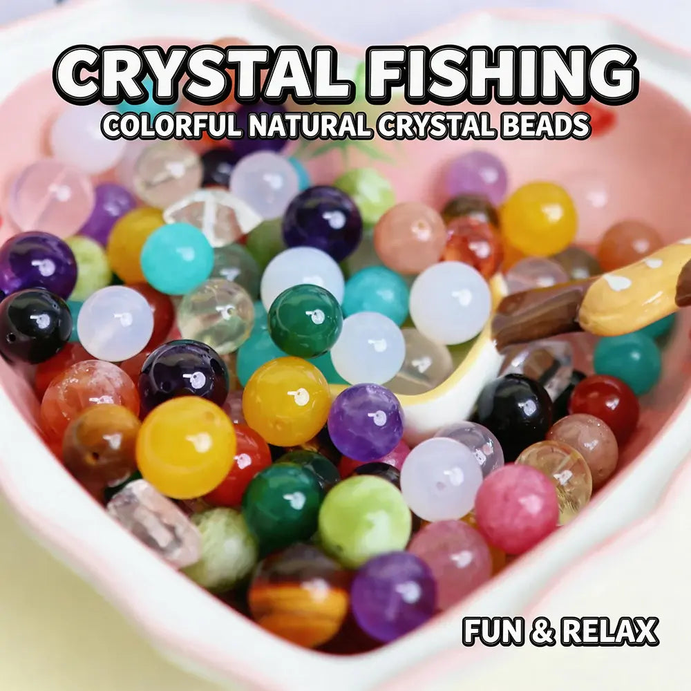HeartofLand™ Earth-Cured Lucky Scoop - Natural Gemstone Beads & Mystery Discovery Ritual